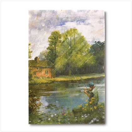 PEACEFUL RIVER CANVAS PRINT