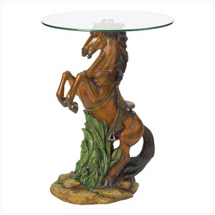 MAJESTIC STALLION ACCENT TABLE