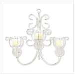 DISTRESSED SCROLLWORK CANDLEHD