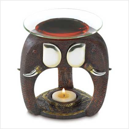 TRIBAL ELEPHANT OIL WARMER