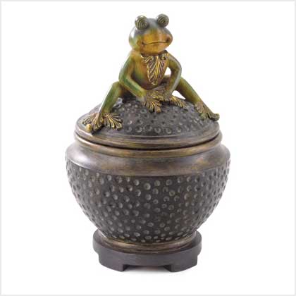 FRIENDLY FROG TRINKET BOX