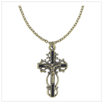ENAMEL CROSS NECKLACE