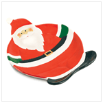 SANTA SERVING PLATE