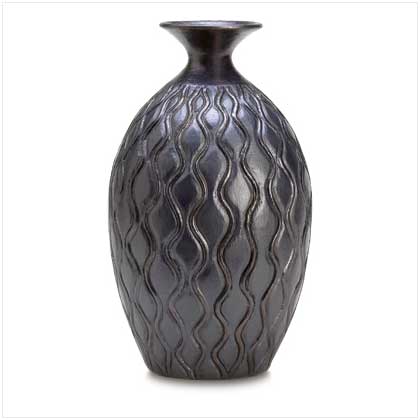 BLACK 'MONACO' VASE