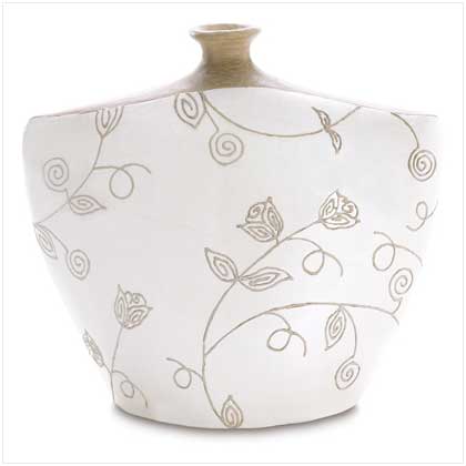 IVORY 'EVA' VASE