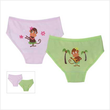 KID'S MONKEY FUN UNDERWEAR S8