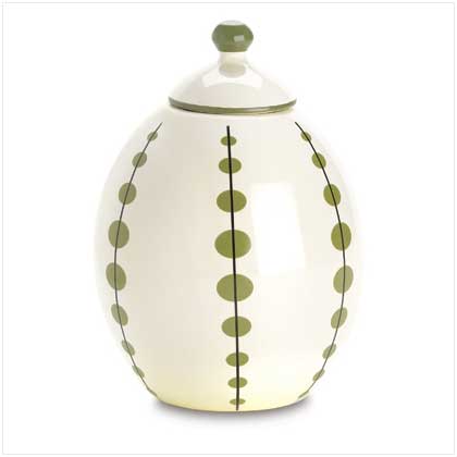 FERN-LEAF LIDDED URN