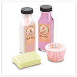 CHOCO COCONUT CUPCAKE BATH SET