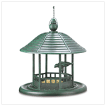 VERDIGRIS GAZEBO BIRDFEEDER