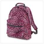 PINK LEOPARD PRINT BACKPACK