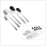'WAVE CASCADE' 20-PC FLATWARE