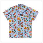 SPACE CADET BOY'S CAMP SHIRT L