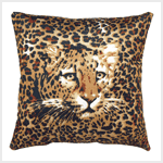 LEOPARD ACCENT PILLOW