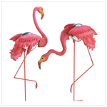 FLAMINGO GAZING BALL STAKES