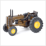 WOOD-CARVED TRACTOR