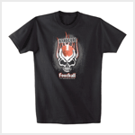 HARDCORE FOOTBALL T-SHIRT - L