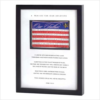 SOLDIER'S PRAYER SHADOWBOX