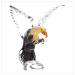 ART-GLASS EAGLE STATUE