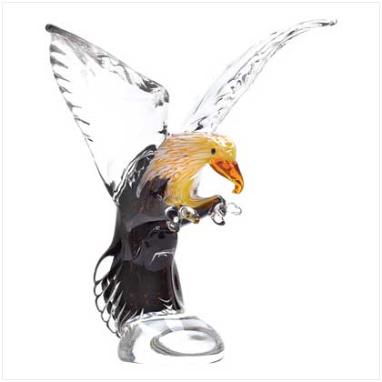 ART-GLASS EAGLE STATUE