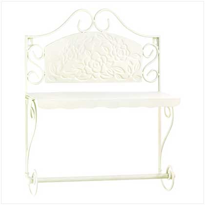 ELEGANT TOWEL BAR/SHELF