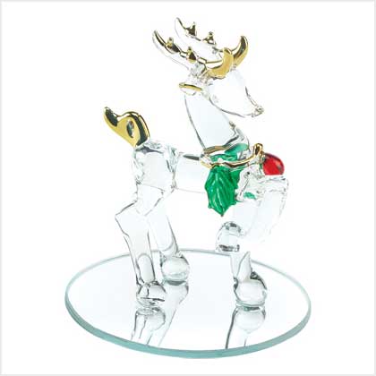 SPUN-GLASS REINDEER