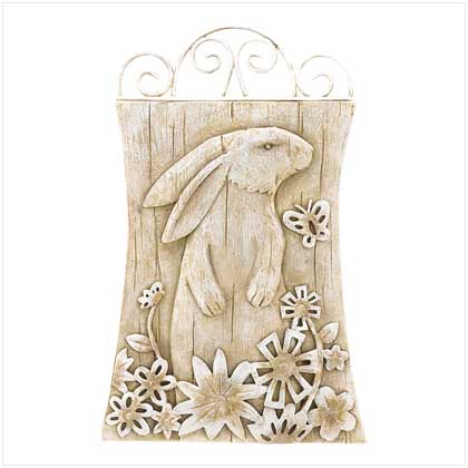 BUNNY GARDEN PLAQUE