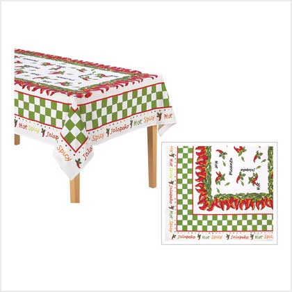 CHILI PEPPER TABLE CLOTH 50x70