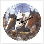 EQUESTRIAN WALL CLOCK