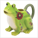 FLORAL FROG PITCHER