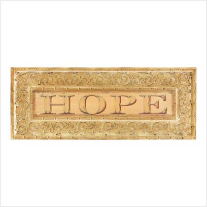 'HOPE' PLAQUE