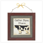 COUNTRY BLESSINGS PLAQUE