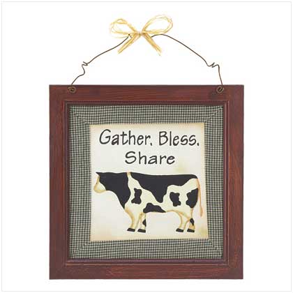 COUNTRY BLESSINGS PLAQUE