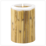 WOOD INLAY CANDLE