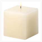 IVORY VANILLA CUBE CANDLE