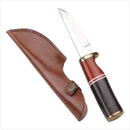 EXOTIC WOOD HUNTING KNIFE