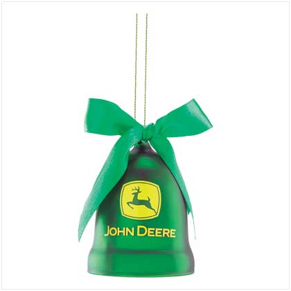 JOHN DEERE GREEN BELL ORNAMENT