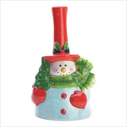 SNOWMAN CHRISTMAS BELL