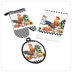ROOSTER KITCHEN TEXTILE SET