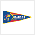 UNIVERSITY OF KANSAS PENNANT